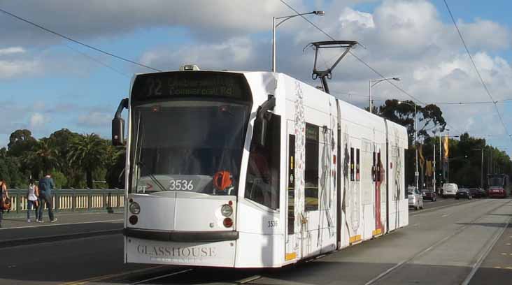 Yarra Trams Combino 3536 Glasshouse